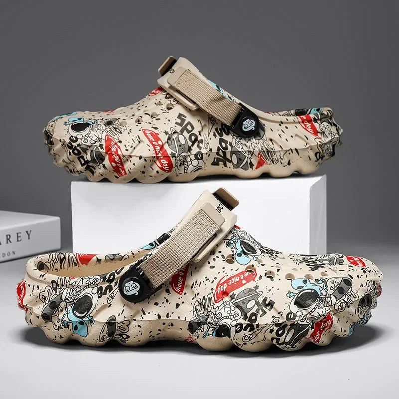 MAEDEF Unisex Sandals Garden Shoes For Men Summer Casual Slippers Comfortable Non-slip EVA Slippers Mens Flip-flops Beach Shoes