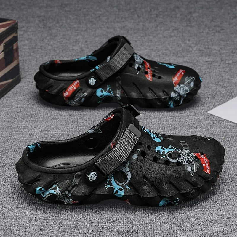MAEDEF Unisex Sandals Garden Shoes For Men Summer Casual Slippers Comfortable Non-slip EVA Slippers Mens Flip-flops Beach Shoes