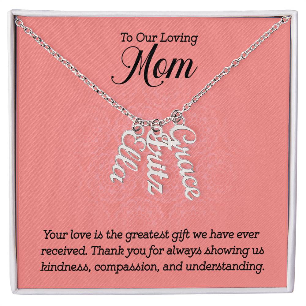 Multi Name Necklace - For Our Mom